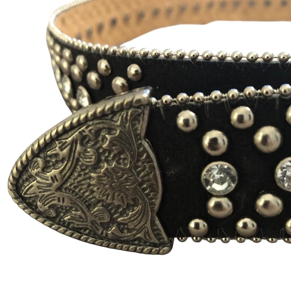 Guess black faux